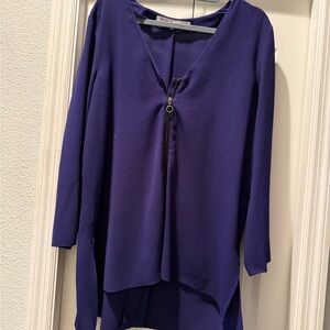 RACHEL Rachel Roy Deep Purple Tunic Top